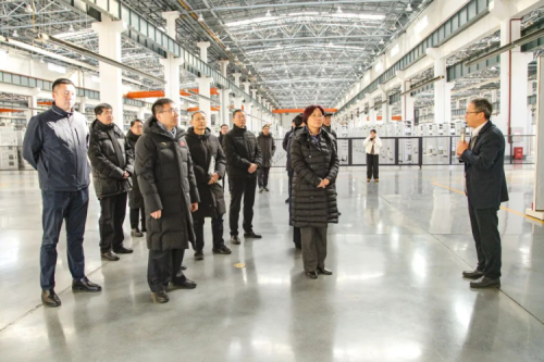 全國工商聯黨組成員、副主席汪鴻雁一行蒞臨九洲集團參觀調研